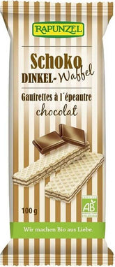 Gaufrettes à l'épeautre fourrées au cacao BIO 100 g - RAIPONCE